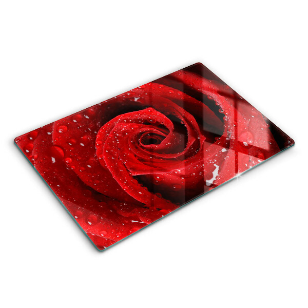 Cutting board Rose flower petals