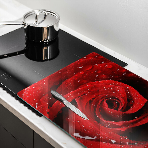 Cutting board Rose flower petals