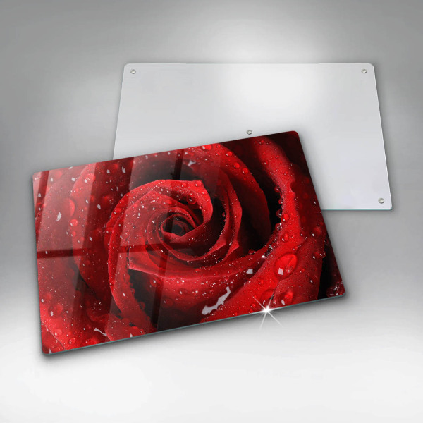 Cutting board Rose flower petals