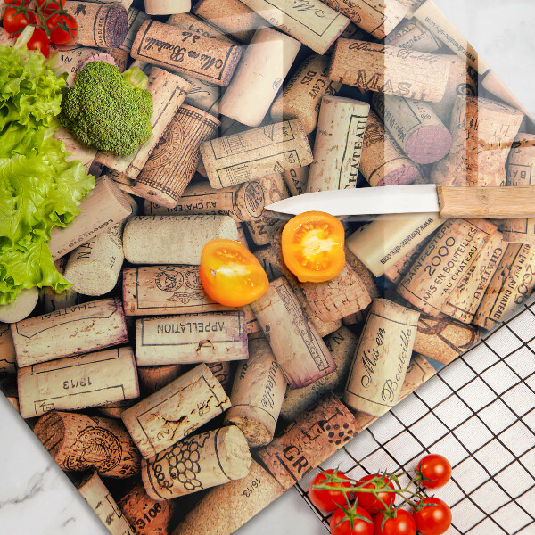 Worktop saver Wine corks pattern