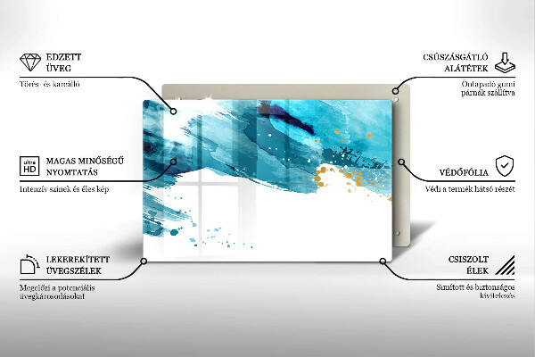 Cutting board Blue spots