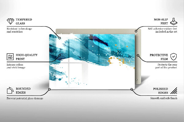 Cutting board Blue spots