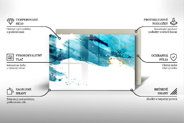 Cutting board Blue spots