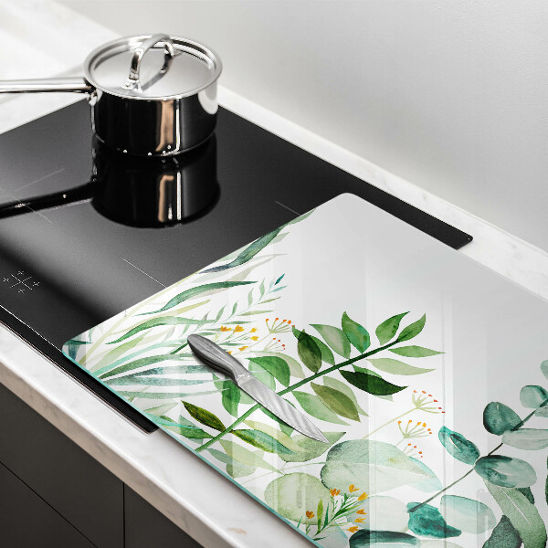 Cutting board Plant leaves illustration