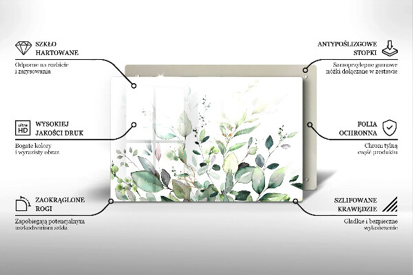 Worktop saver Watercolor plants