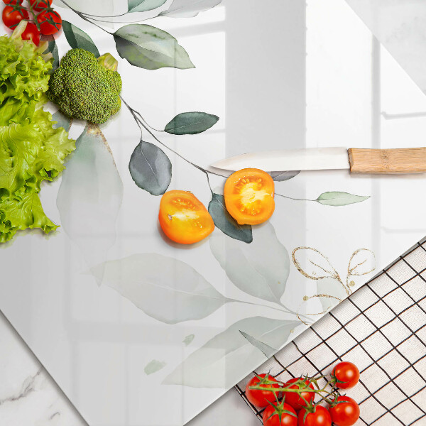 Worktop saver Watercolor leaves