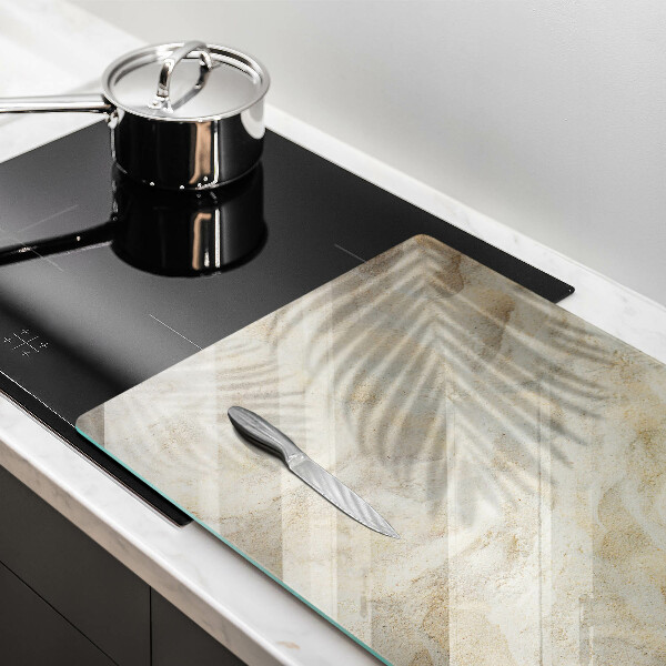 Worktop saver Palm sand and leaves