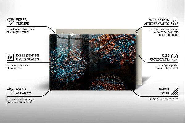 Worktop saver Boho Vintage Circles