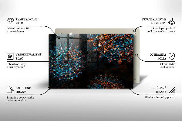 Worktop saver Boho Vintage Circles