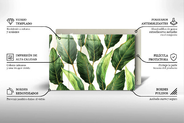 Worktop saver Banana leaves