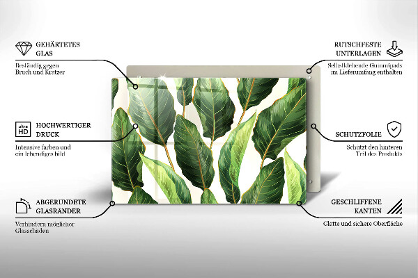 Worktop saver Banana leaves