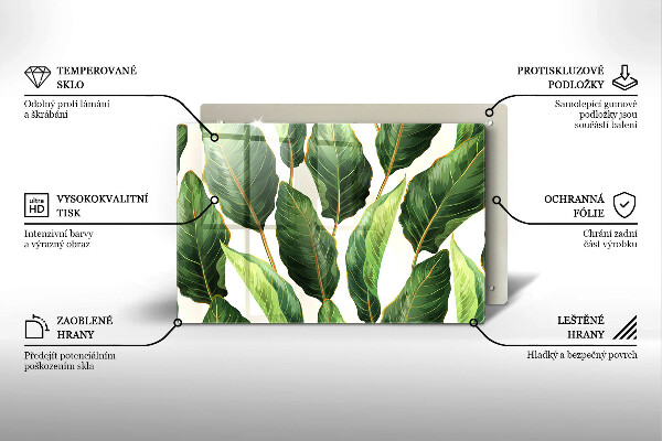 Worktop saver Banana leaves