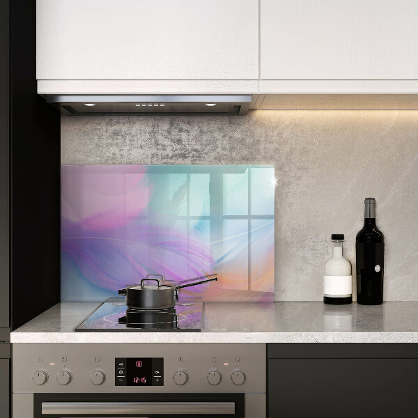 Worktop saver Pastel feathers