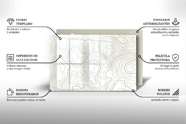 Worktop saver Line-art design
