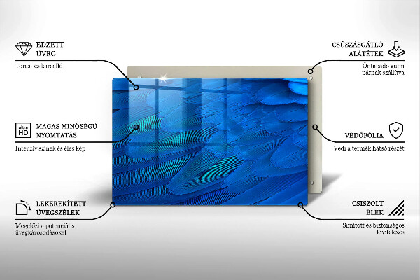 Worktop saver Bird feathers