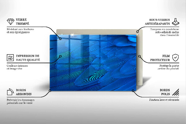 Worktop saver Bird feathers