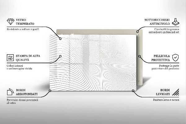 Worktop saver Modern Line pattern
