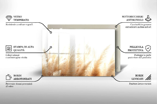 Worktop saver Pampas grass