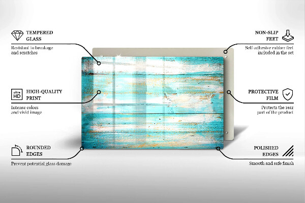 Worktop saver Vintage wood boards