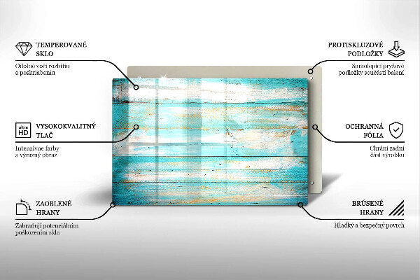 Worktop saver Vintage wood boards