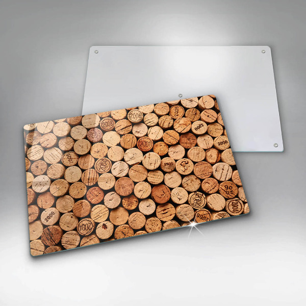 Worktop saver Wine corks pattern