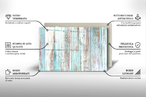 Worktop saver Old vintage boards