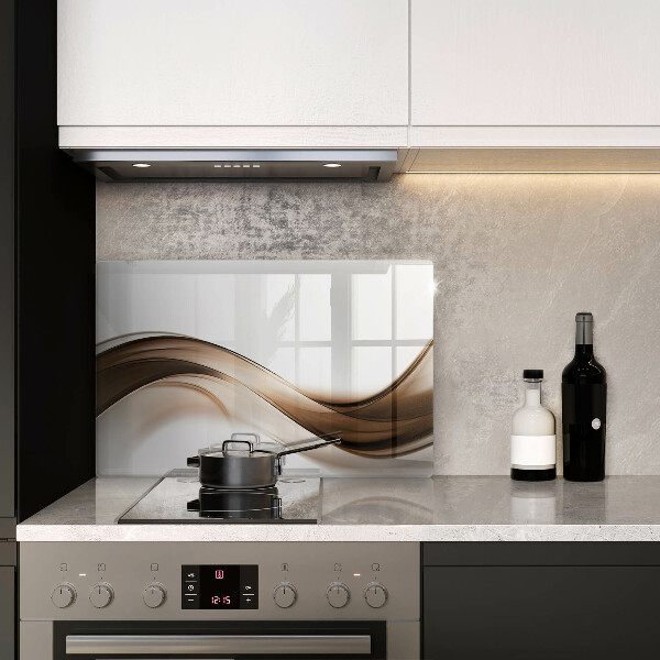 Worktop saver Abstraction brown lines