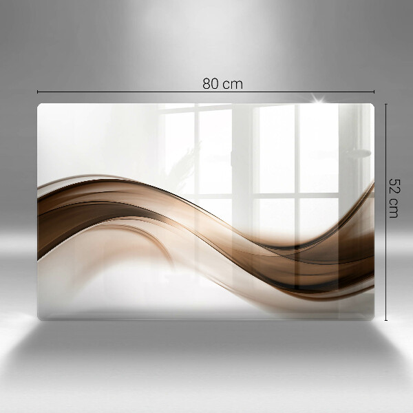 Worktop saver Abstraction brown lines