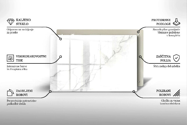 Worktop saver Marble stone background