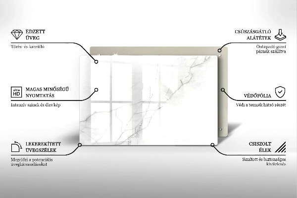 Worktop saver Marble stone background