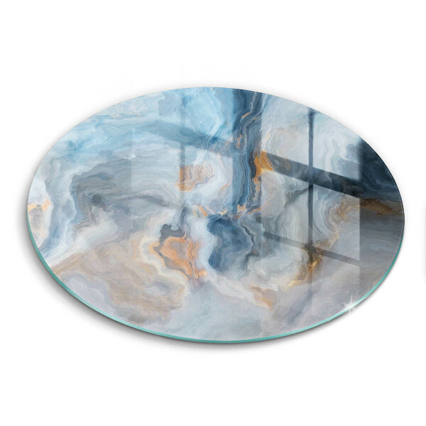 Chopping board glass Marble texture