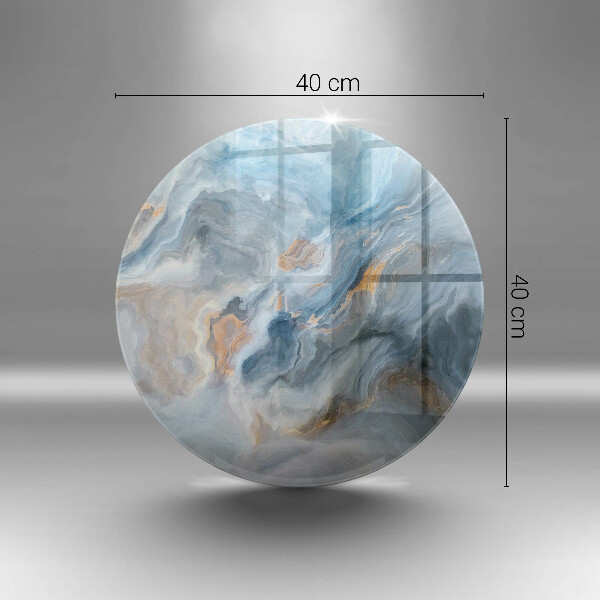 Chopping board glass Marble texture