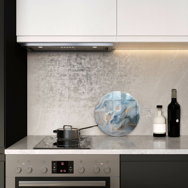 Chopping board glass Marble texture