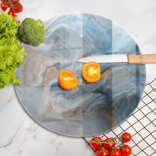 Chopping board glass Marble texture