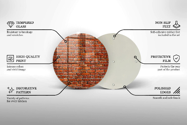 Chopping board glass Wall wall wall