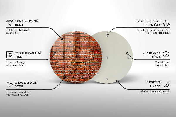 Chopping board glass Wall wall wall