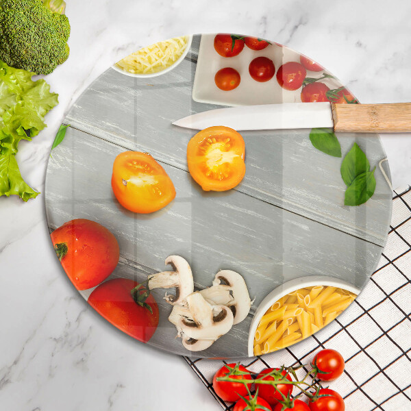 Chopping board glass Kitchen food