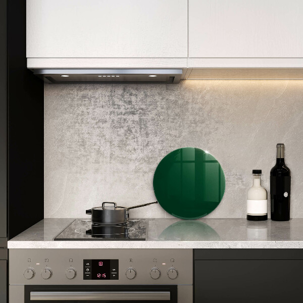 Chopping board glass Green color