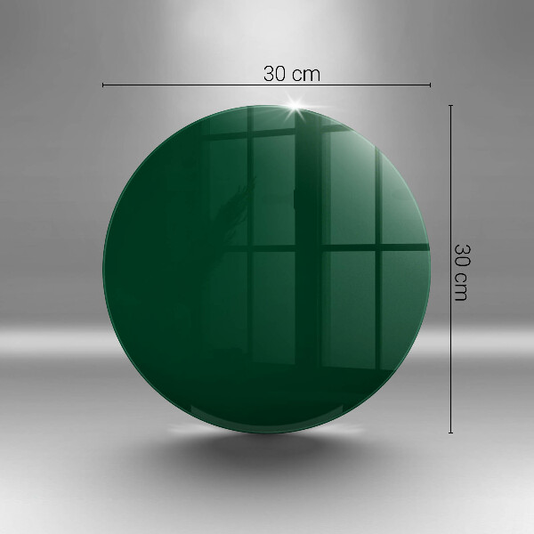 Chopping board glass Green color