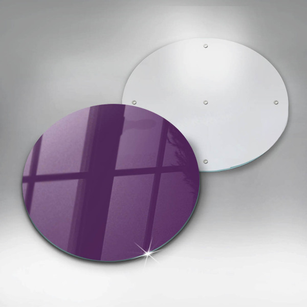 Chopping board glass Violet colour