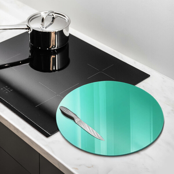 Chopping board glass Green color