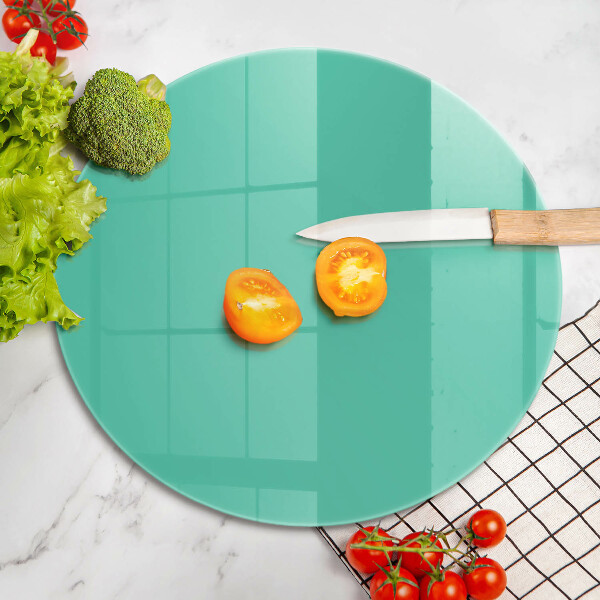 Chopping board glass Green color