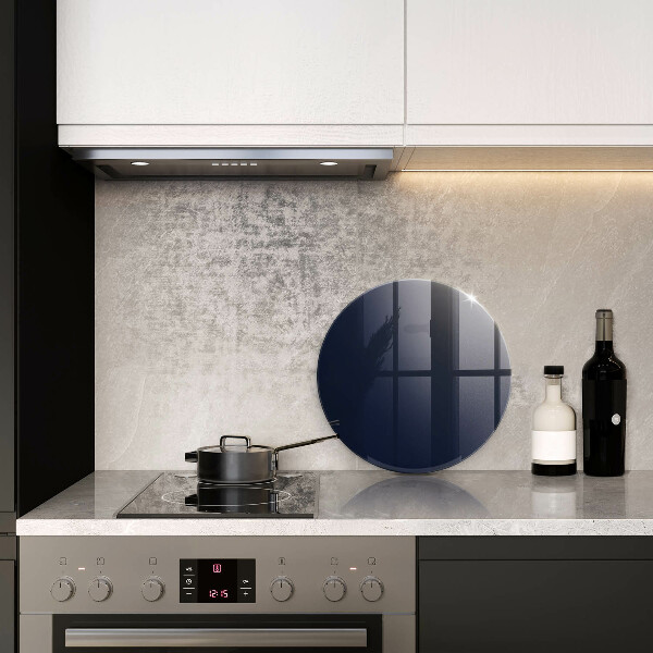 Chopping board glass Navy blue