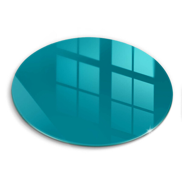 Chopping board glass Turquoise