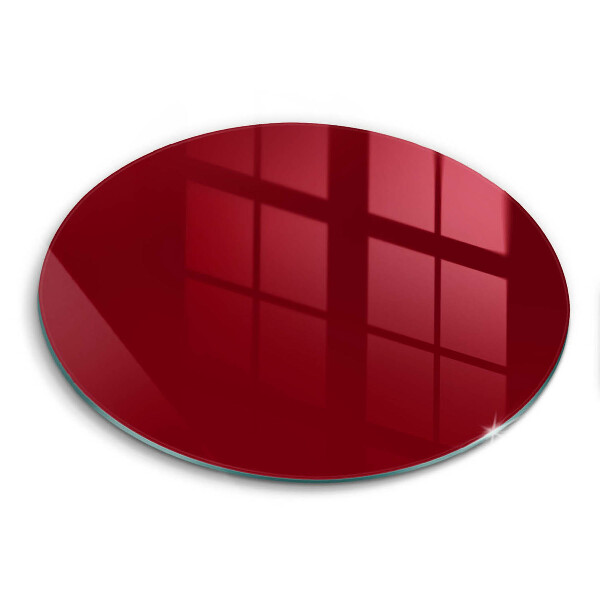 Chopping board glass Burgundy