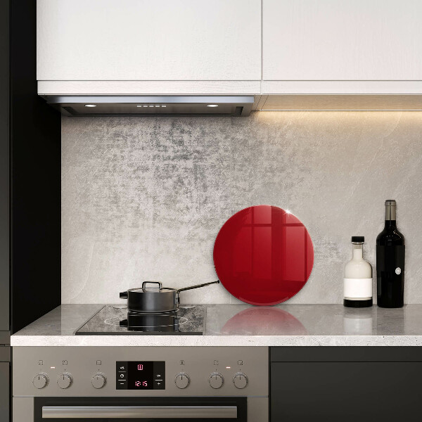 Chopping board glass Red colour