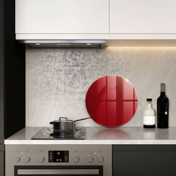 Chopping board glass Red colour