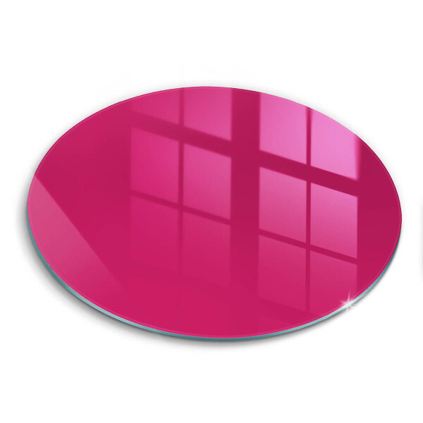 Chopping board glass Pink color