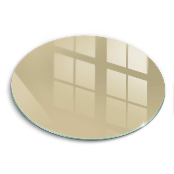 Chopping board glass Beige colour