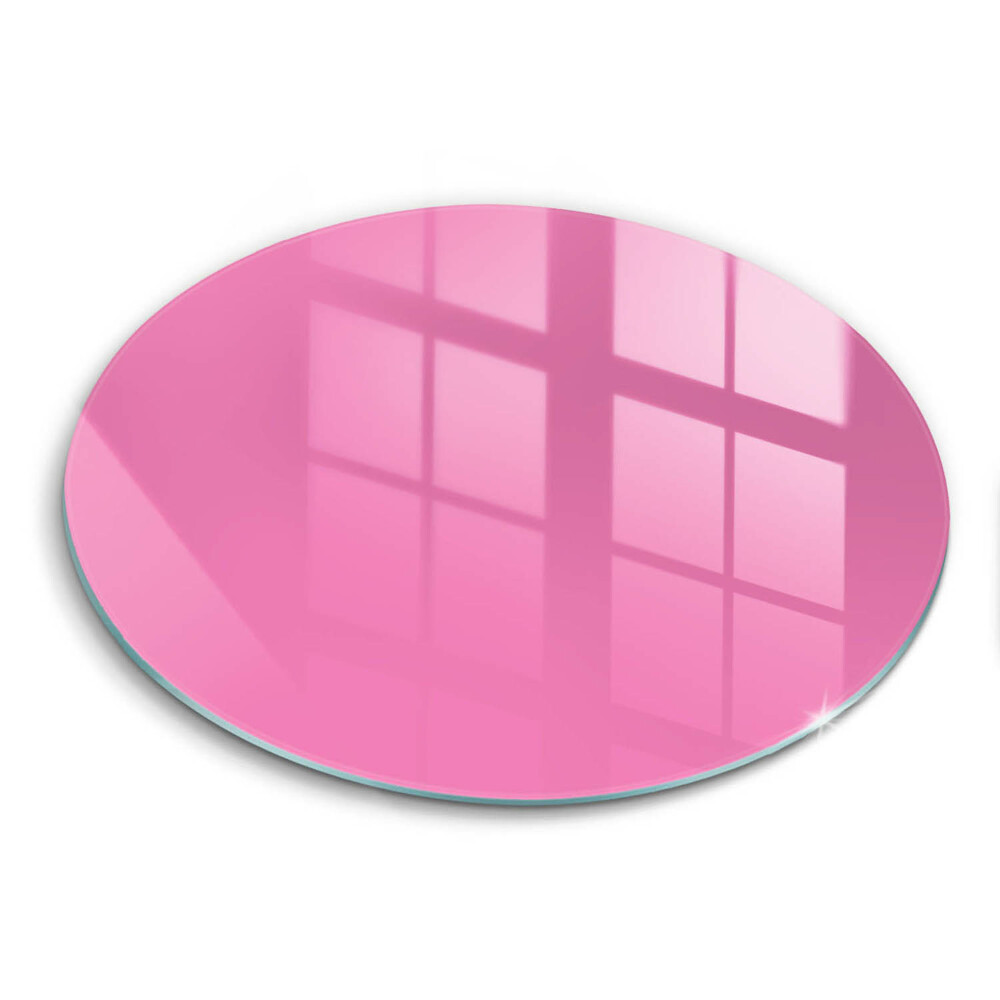 Chopping board glass Pink color